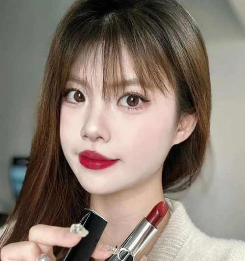 dior rouge satin 818