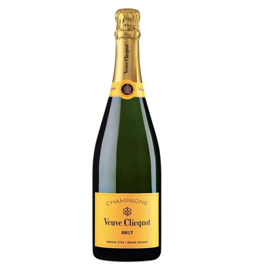 veuve clicquot brut yellow champagne