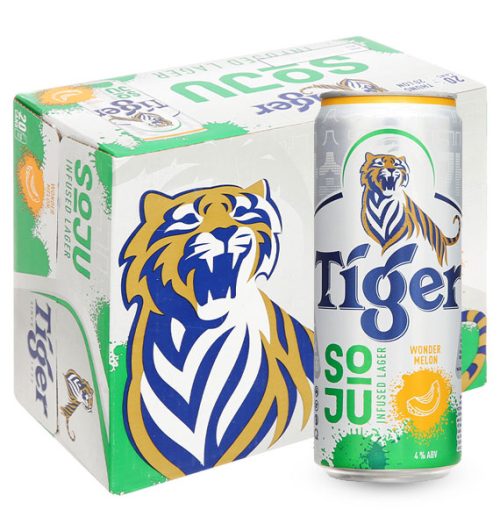 tiger soju wonder melon beer